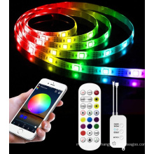 Smart RGB BT LED Light Strip 10M IP65 300LEDs With Controller Waterproof 5050 LED Strip Light Manufacturer